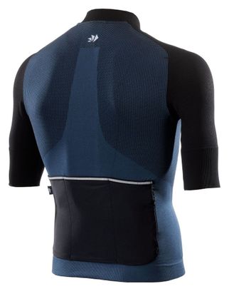 Sixs Clima 2 Korte Mouw Trui Blauw/Zwart