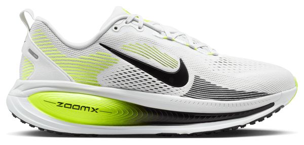 Nike Vomero 18 Running Shoes, White/Green, Men's
