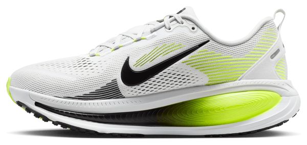 Nike Vomero 18 Running Shoes, White/Green, Men's