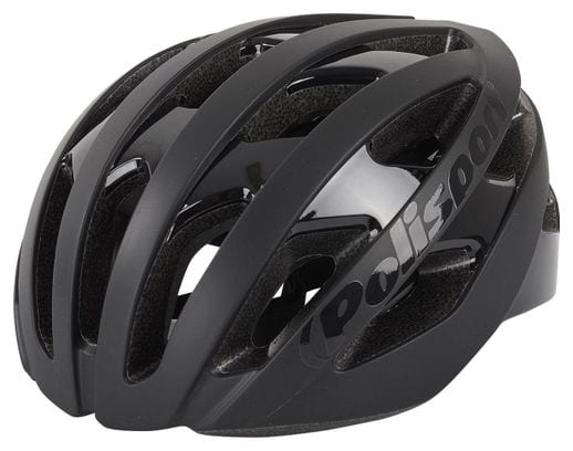 Polisport light pro casque de vélo noir matnoir