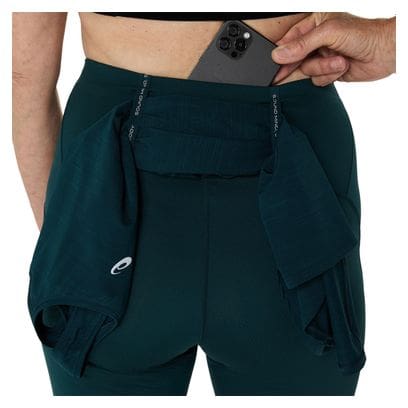 Collant long Asics Road High Waist Vert Femme