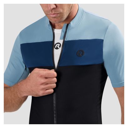 Maillot Manches Courtes Vélo Rogelli Core Block Homme
