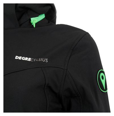Veste Softshell Femme Amalon Noir/vert