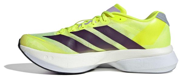 Chaussures Running adidas Adizero Boston 13 Jaune/Violet Homme
