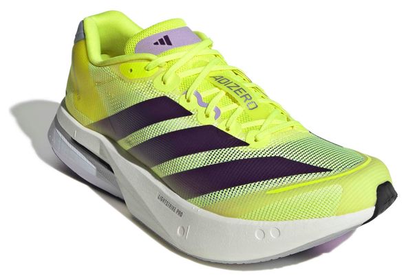Chaussures Running adidas Adizero Boston 13 Jaune/Violet Homme