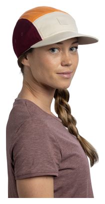 Cappellino Buff 5 Panel Venture beige/arancione