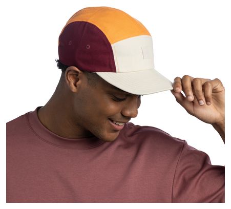 Cappellino Buff 5 Panel Venture beige/arancione