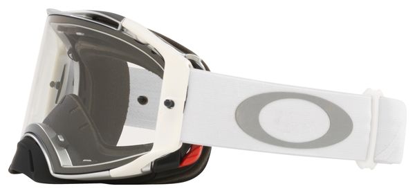 Oakley Airbrake MX White Clear Goggle / REF. OO7046-C4