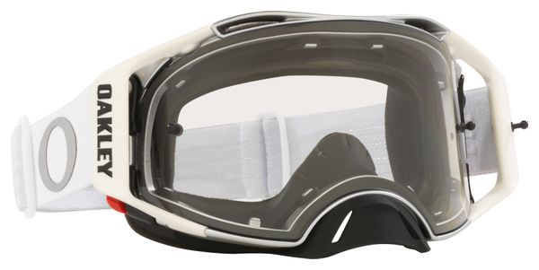 Oakley Airbrake MX White Clear Goggle / REF. OO7046-C4