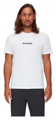 T-shirt con logo Mammut bianca
