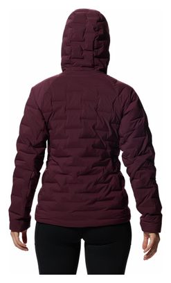 Mountain Hardwear Women's Stretchdown Hoody Bordeaux