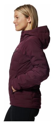 Mountain Hardwear Women's Stretchdown Hoody Bordeaux