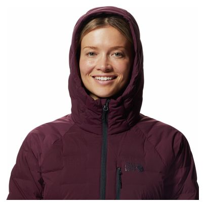 Mountain Hardwear Women's Stretchdown Hoody Bordeaux