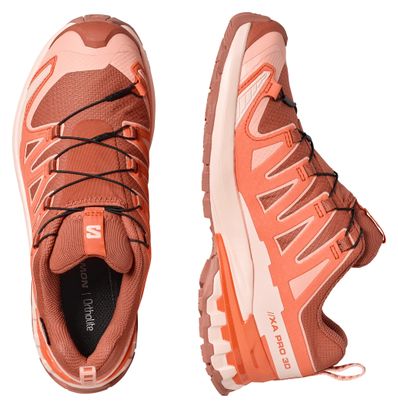 Zapatillas Trail Salomon XA Pro 3D v9 GTX Coral Mujer