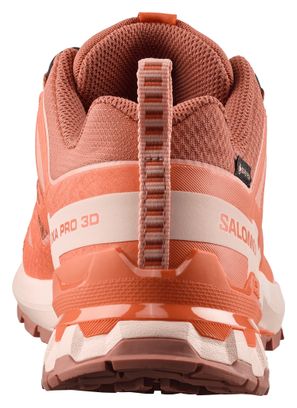 Zapatillas Trail Salomon XA Pro 3D v9 GTX Coral Mujer