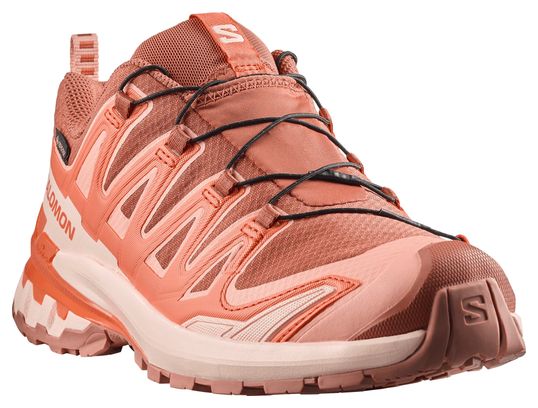 Zapatillas Trail Salomon XA Pro 3D v9 GTX Coral Mujer