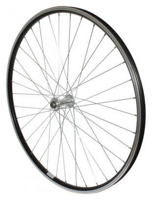 Roue vtc 700x35 avant p2r alu noir double paroi moy alu blocage