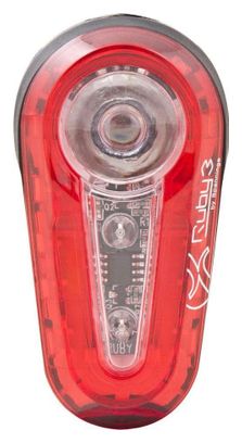 SPANNINGA feu arrière Ruby 3 batterie tige de selle