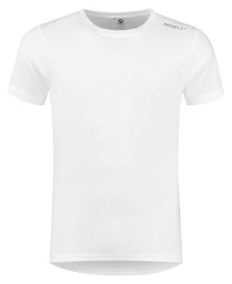 T-Shirt De Sport Manches Courtes Rogelli - Enfant - Blanc