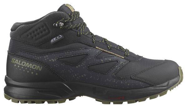 Salomon Outway Mid CSWP Junior Wanderschuhe Schwarz Kinder