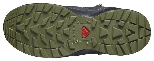 Salomon Outway Mid CSWP Junior Wanderschuhe Schwarz Kinder