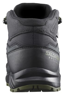 Salomon Outway Mid CSWP Junior Wanderschuhe Schwarz Kinder