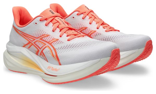 Zapatillas de running Asics Sonicblast 2 blancas/naranjas para mujer