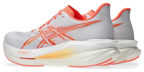 Zapatillas de running Asics Sonicblast 2 blancas/naranjas para mujer