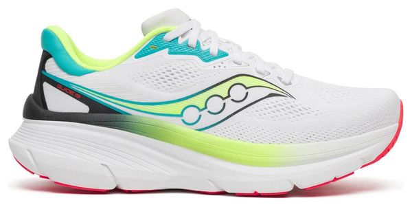 Saucony Guide 19 hardloopschoenen, wit/meerkleurig, heren