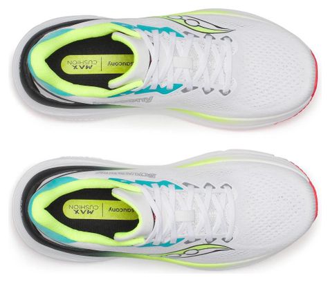 Saucony Guide 19 hardloopschoenen, wit/meerkleurig, heren