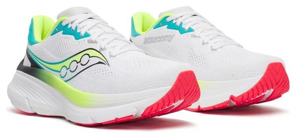 Saucony Guide 19 hardloopschoenen, wit/meerkleurig, heren