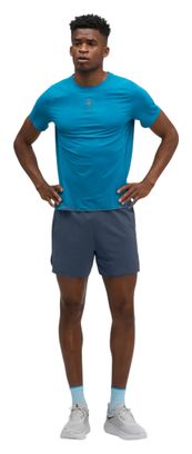 T-Shirt Running Hoka EveryRun Bleu Homme
