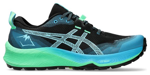 Chaussures Trail Asics Gel-Trabuco 12 Noir/Bleu/Vert Homme