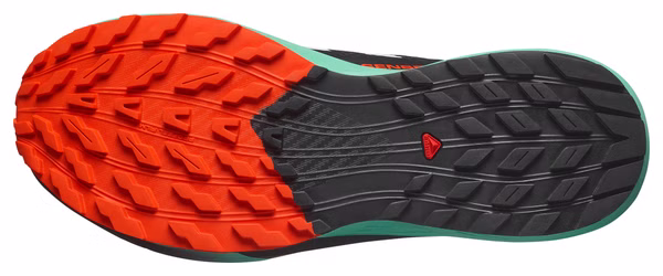 Chaussures Trail Salomon Sense Ride 5 Noir/Vert/Rouge Homme