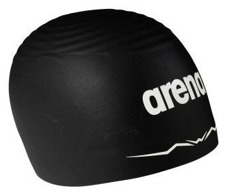 Gorro de natación Arena Aquaforce Wave Negro/Blanco