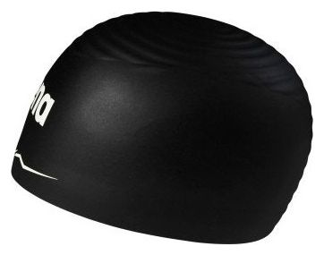 Gorro de natación Arena Aquaforce Wave Negro/Blanco