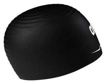 Gorro de natación Arena Aquaforce Wave Negro/Blanco