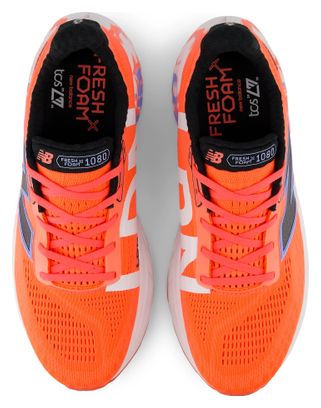 Chaussures Running New Balance TCS London Marathon Fresh Foam X 1080 v14 Blanc/Rouge Homme