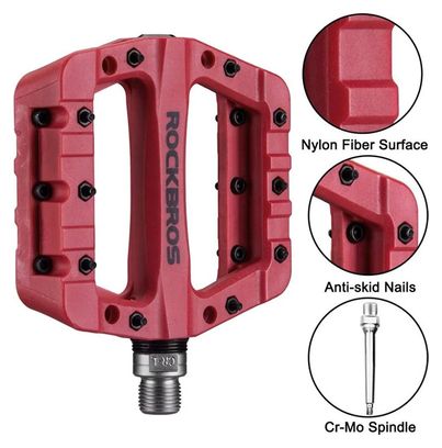 Pedals bike mountain lightweight red