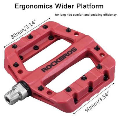 Pedals bike mountain lightweight red