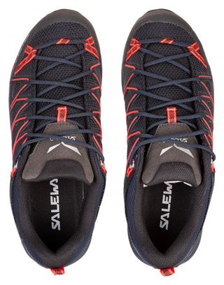 Chaussures d'Approche Femme Salewa Mtn Trainer Lite Bleu /Rouge