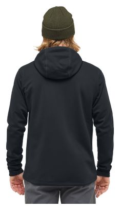 Polaire à capuche Haglöfs Rosson Mid Noir Homme