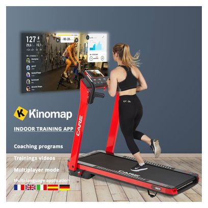 Tapis de course connecté - 14km/h - CARE - CT-960 - KINOMAP