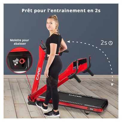 Tapis de course connecté - 14km/h - CARE - CT-960 - KINOMAP