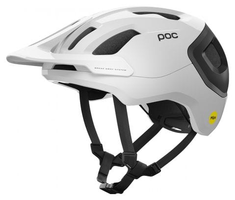 POC Axion Race MIPS Helm Wit / Zwart