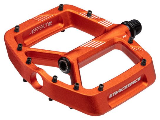 Race Face Affect R Flat Pedalen Oranje