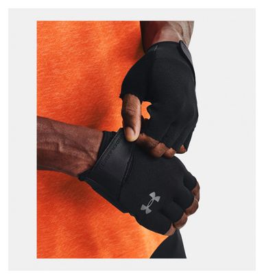 Under Armour Training Guantes de entrenamiento negros para hombre