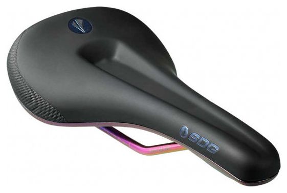Selle SDG Bel-Air V3 Max Lux-Alloy Noir / Oil Slick