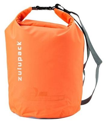 Sac tube étanche multi usage 15L orange Zulupack