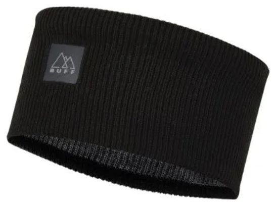 Unisex Buff Crossknit Headband Black